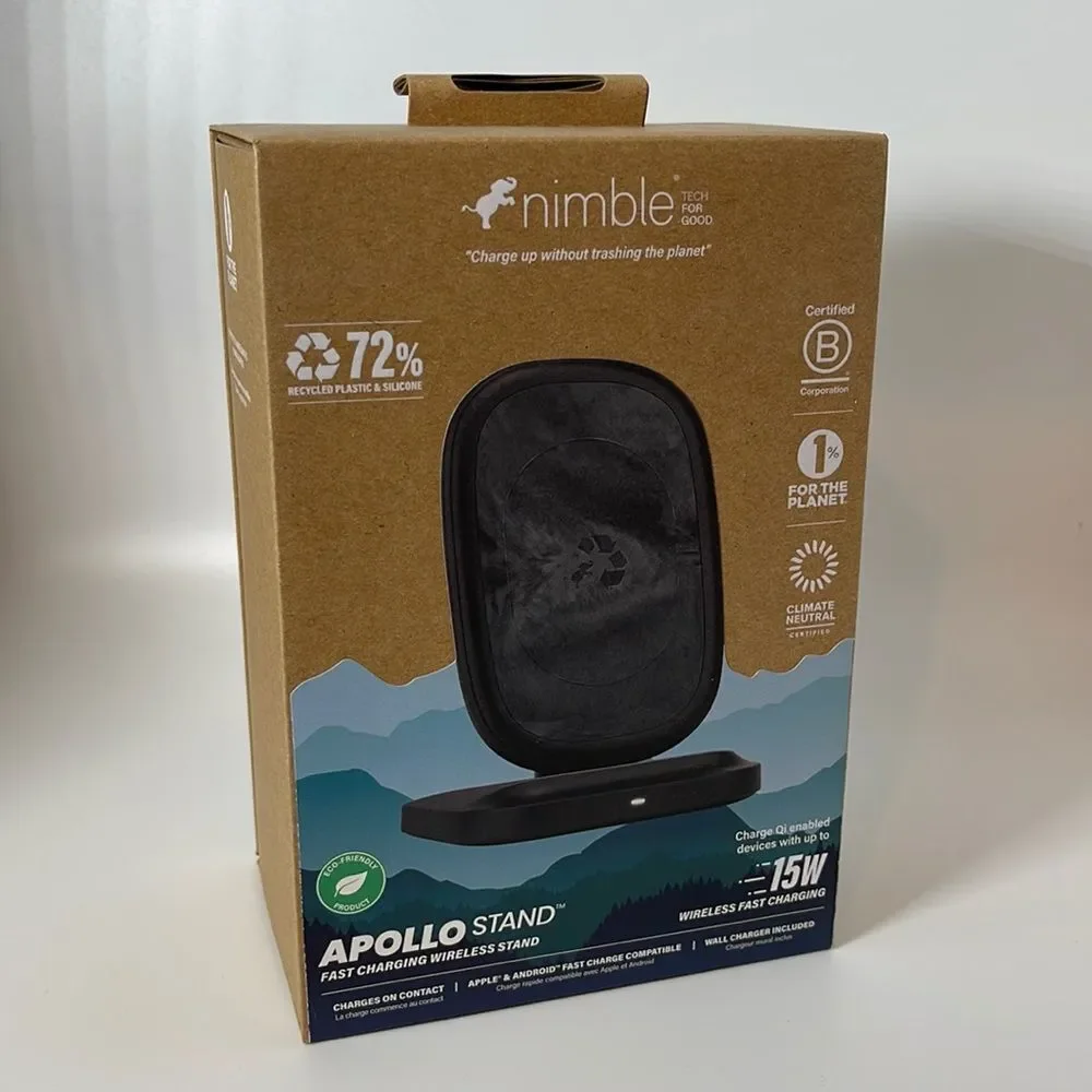 NWT NIMBLE APOLLO Wireless Stand - Wireless Charger Stand